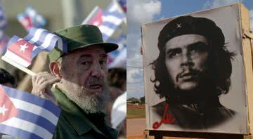 Respectivamente: Fidel Castro e Che Guevara - Getty Images