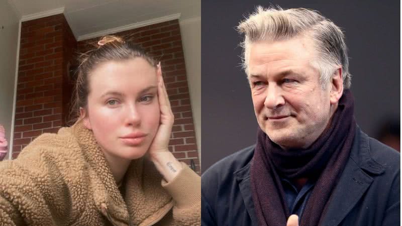 Ireland e Alec Baldwin - Divulgação/Instagram@irelandbasingerbaldwin / Getty Images