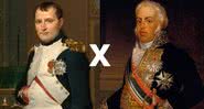 Napoleão e Dom João, respectivamente - Creative Commons