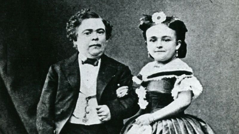 General Tom Thumb com sua esposa - Wikimedia Commons