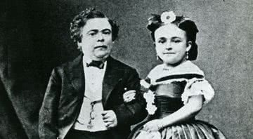 General Tom Thumb com sua esposa - Wikimedia Commons