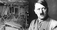 Os rastros da operação (à esqu.) e Hitler (à dire) - Wikimedia Commons