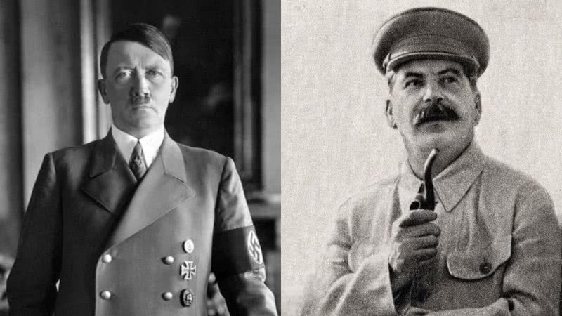 Hitler e Stalin, respectivamente - Creative Commons