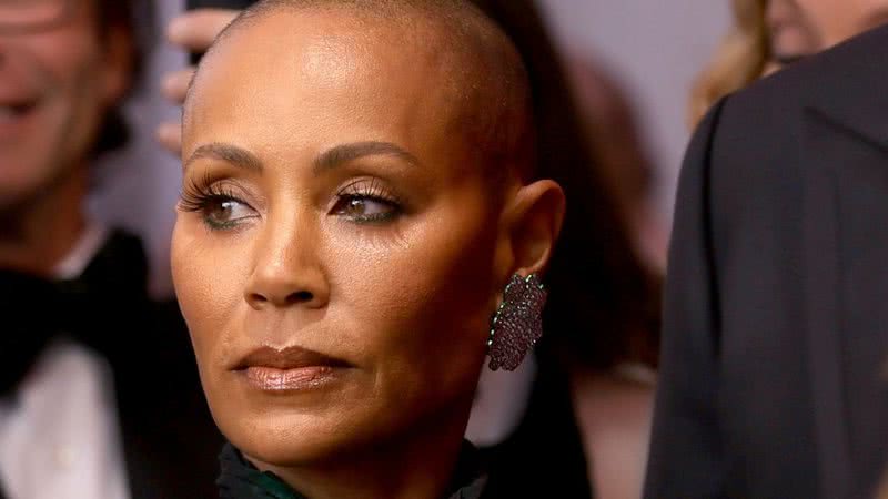 Jada Pinkett Smith no tapete vermelho do Oscar - Getty Images