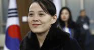 Kim Yo Jong durante cerimônia olímpica - Getty Images