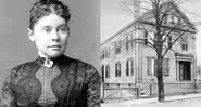 Retrato de Lizzie Borden (à esqu.) e Lizzie (à dir.) - Wikimedia Commons