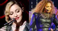 As artistas Madonna e Janet Jackson - Wikimedia Commons