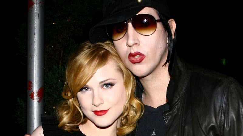 Marilyn Manson e Evan Rachel Wood, em 2007 - Getty Images