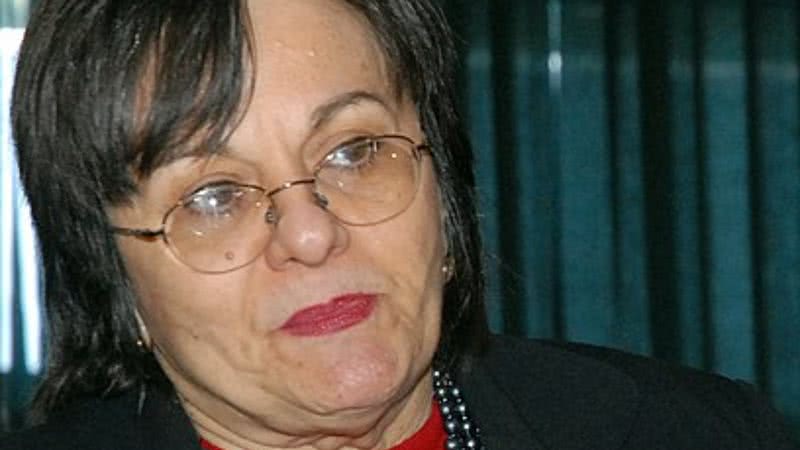 Maria da Penha durante aparição pública em 2008 - Antonio Cruz/ABr