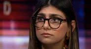 Mia Khalifa durante uma entrevista à BBC - Divulgação / Youtube / BBC HARDtalk