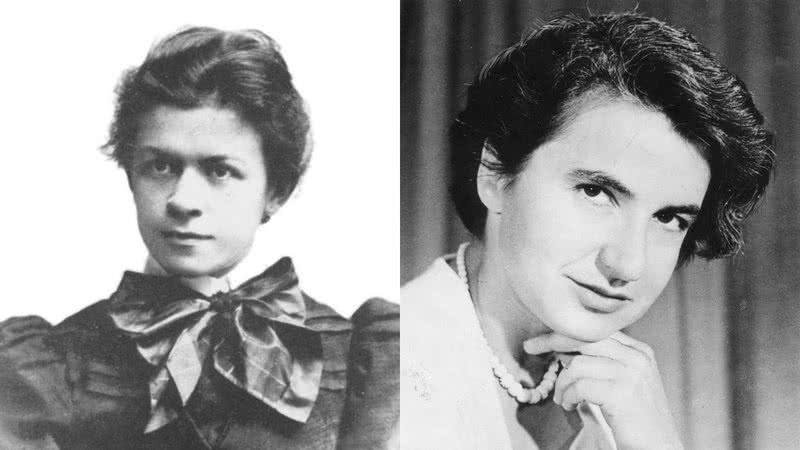 Mileva Marić e Rosalind Franklin, respectivamente - Creative Commons