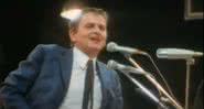 Olof Palme durante discurso - Divulgação / Youtube / Martin Tunström