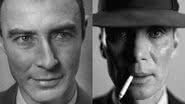 O físico J. Robert Oppenheimer e o ator Cillian Murphy - Los Alamos National Laboratory e Universal Pictures