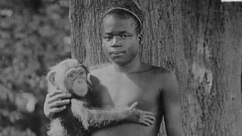 O jovem Ota Benga - Domínio Público