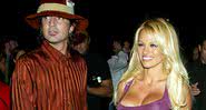 Fotografia de Pamela Anderson e Tommy Lee em outubro de 2003 - Getty Images