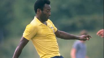 Pelé em campo - Getty Images