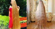 Alena Kravchenko, a Rapunzel da vida real - Divulgação / Instagram / alenuwka_longhair