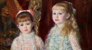 Detalhe da pintura Rosa e Azul, de Renoir - Wikimedia Commons