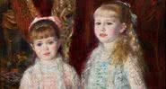 Detalhe da pintura Rosa e Azul, de Renoir - Wikimedia Commons