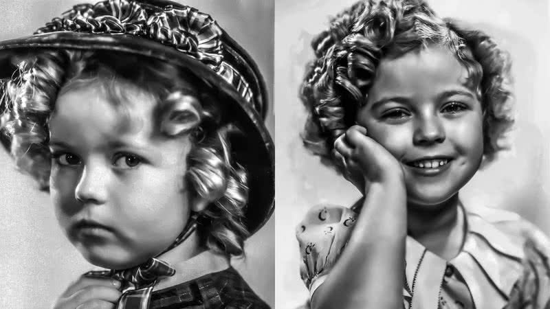 Retratos de Shirley Temple, maior atriz mirim de seu tempo - Fotos por Flybynight pelo Pixabay