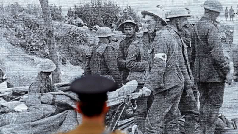 Homenagem aos soldados que lutaram durante a Batalha do Somme - Getty Images