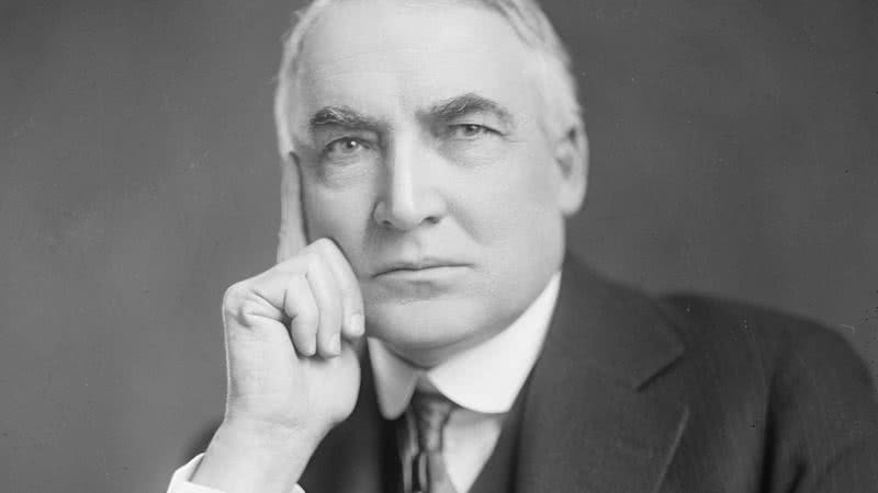 Retrato do ex-presidente norte-americano Warren G Harding - Wikimedia Commons