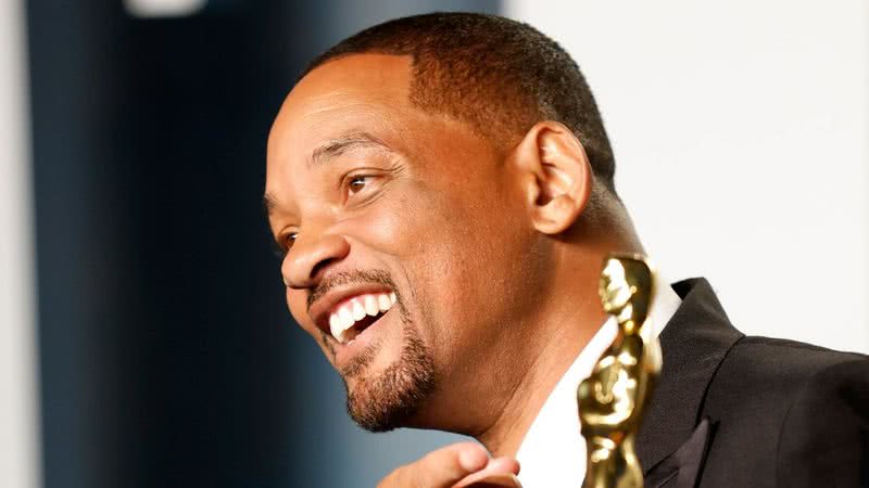 Will Smith, com seu prêmio Oscar - Getty Images