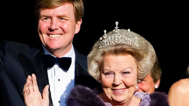 Princesa Beatrix e seu filho, rei Willem-Alexander - Getty Images