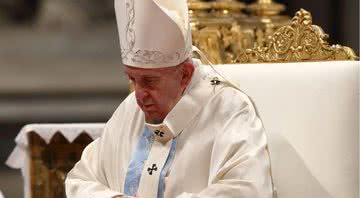 Santo Papa durante cerimônia no Vaticano - Getty Images