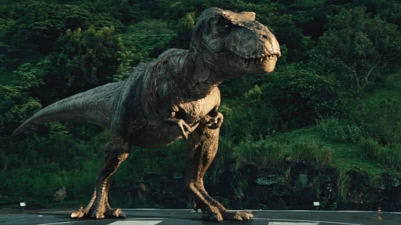 Imagem ilustrativa do T-rex de Jurassic Park - Universal Studios