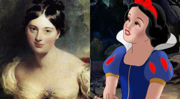 Maria Sophia von Erthal (à esquerda) e Branca de Neve (à direita) - Divulgação