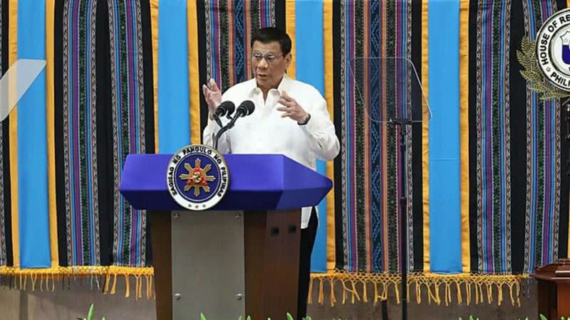 O presidente das Filipinas, Rodrigo Duterte - Wikimedia Commons