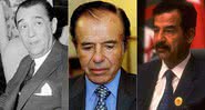 Juscelino Kubitschek, Carlos Menem e Sadam Hussain - Getty Images