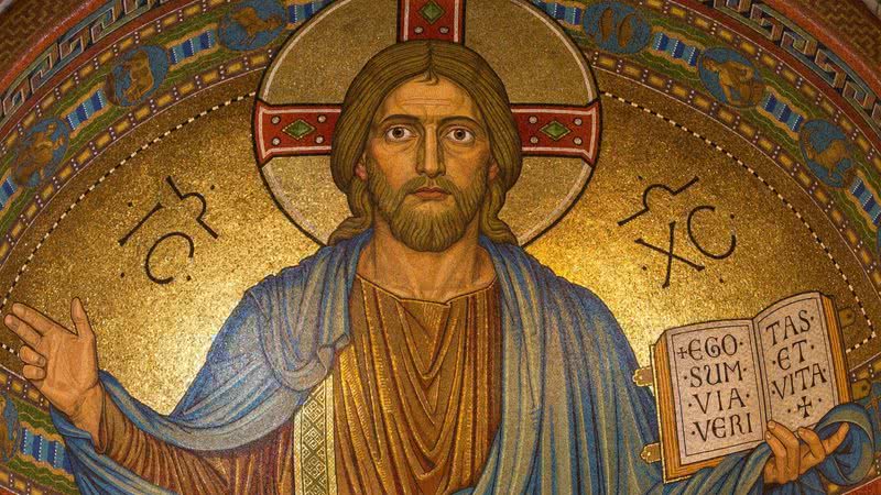 Imagem meramente ilustrativa de mosaico de Jesus Cristo - Divulgação/ Pixabay/ Didgeman