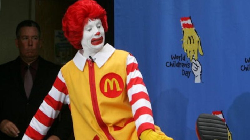 Ronald McDonald, personagem do McDonald’s - Divulgação