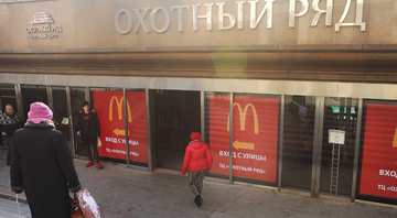 Restaurante da cadeia McDonald's em Moscou, Rússia - Getty Images