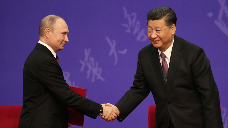 Vladimir Putin e Xi Jinping, líderes da Rússia e China, respectivamente (2019) - Getty Images