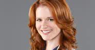 A atriz americana Sarah Drew em imagem de divulgação como Dra. April Kepner - Divulgação