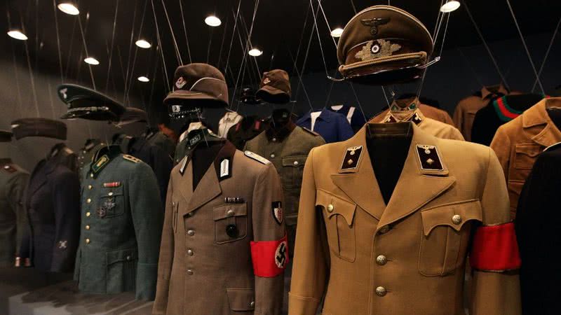 Exposição “Hitler e a nação alemã e o crime”, em Berlim, em 2010 - Getty Images