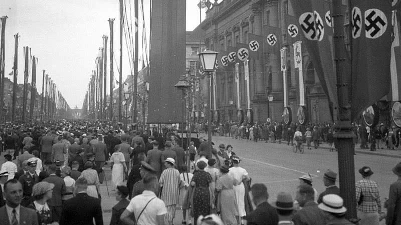 Berlim durantes as Olimpíadas em 1936 - Fortepan/Lőrincze Judit via Wikimedia Commons