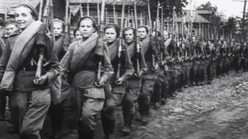 Mulheres na Segunda Guerra Mundial - Divulgação / Youtube / Hoje na Segunda Guerra Mundial