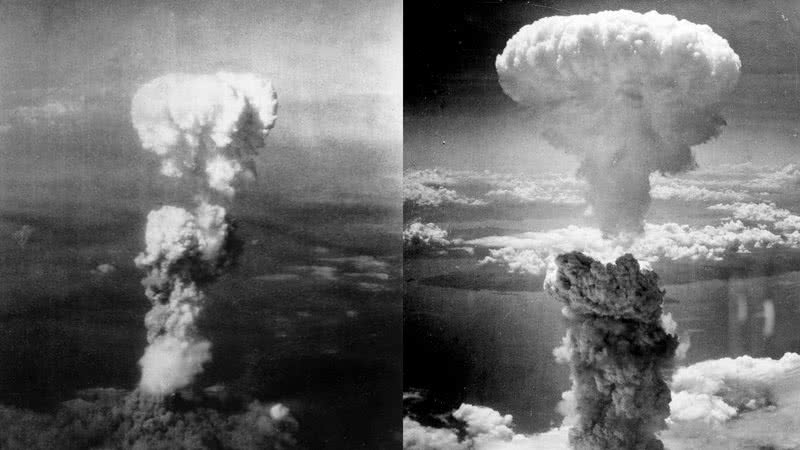 Cogumelo formado pela explosão da bomba atômica de Hiroshima - Wikimedia Commons