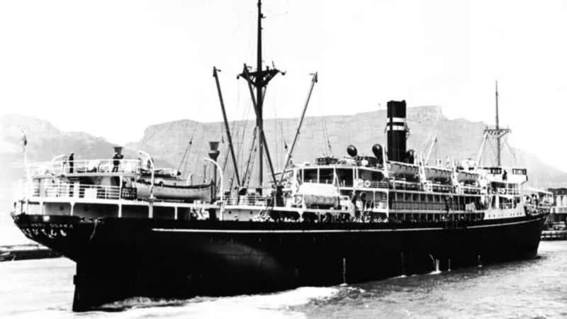 O navio SS Montevideo Maru, que afundou em 1942 - Divulgação/Memorial de Guerra Australiano