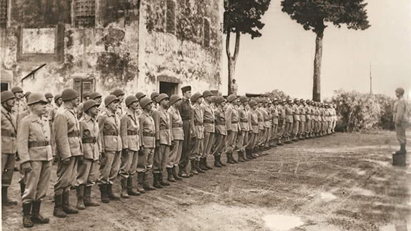 Registro dos pracinhas durante a Segunda Guerra - Divulgação/FEB