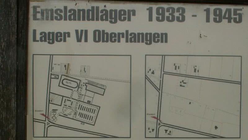 Mapa do campo de concentração Stalag VI-C Bathorn - Dennis Peeters/Wikimedia Commons