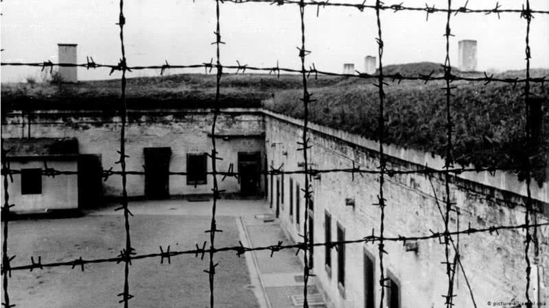 Imagem do campo de concentração de Theresienstadt - Divulgação