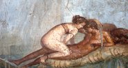 Arte erótica encontrada em Pompeia, Roma - Wikimedia Commons