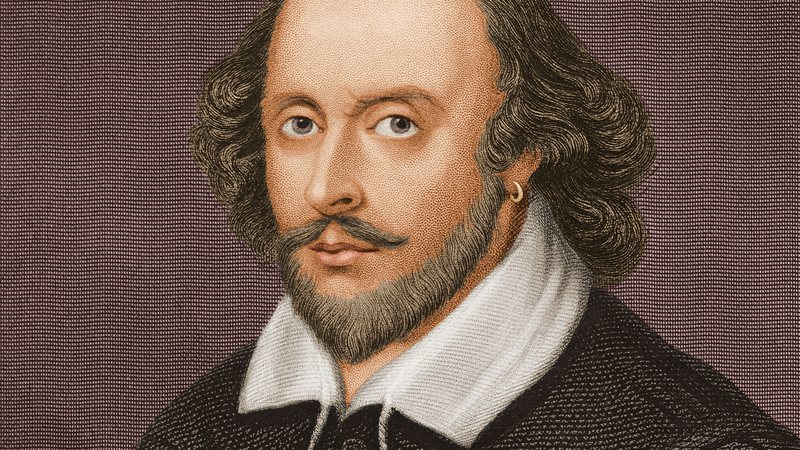 Shakespeare em uma de suas pinturas oficiais - Getty Images