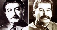 Felix Dadaev, à esquerda, e Josef Stalin - Reprodução