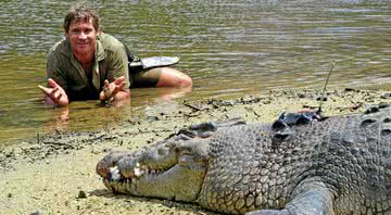 Steve Irwin em uma de suas aventuras - Divulgação